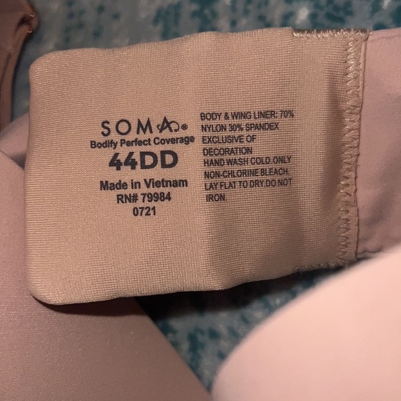 BRAND NEW NEVER WORN WITH TAGS SONOMA PERFECT COVERAGE WARM AMBER BRA - Picture 3 of 7